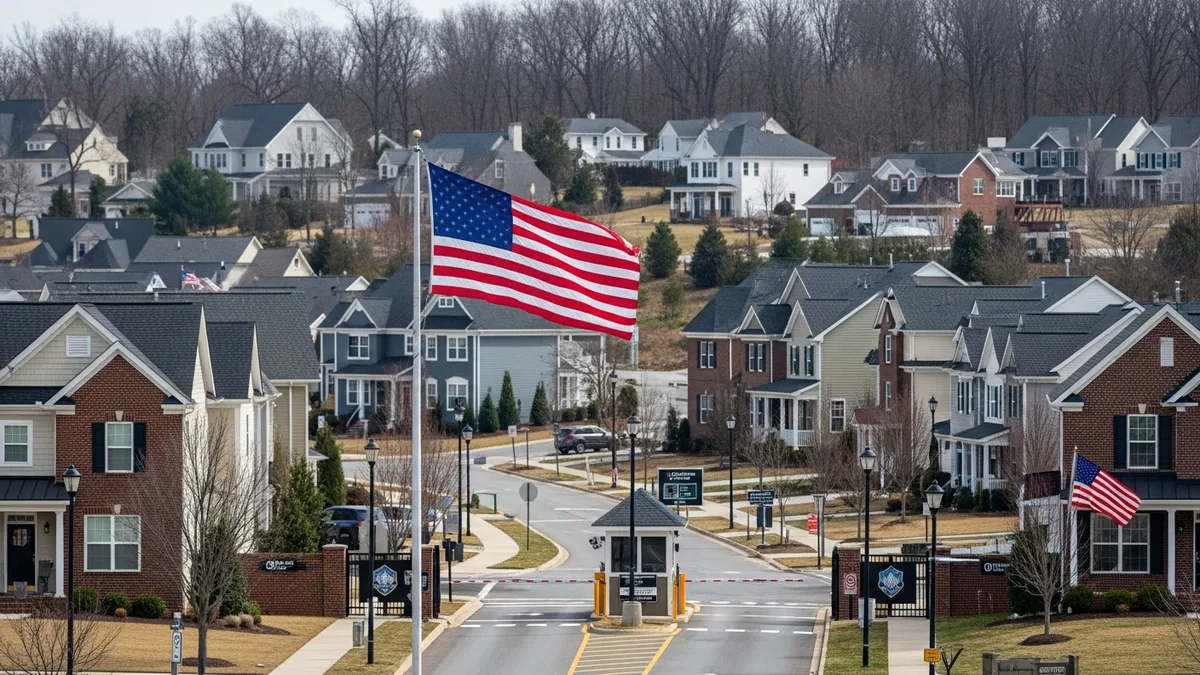 Residential homes near Quantico Marine Base in Triangle Virginia