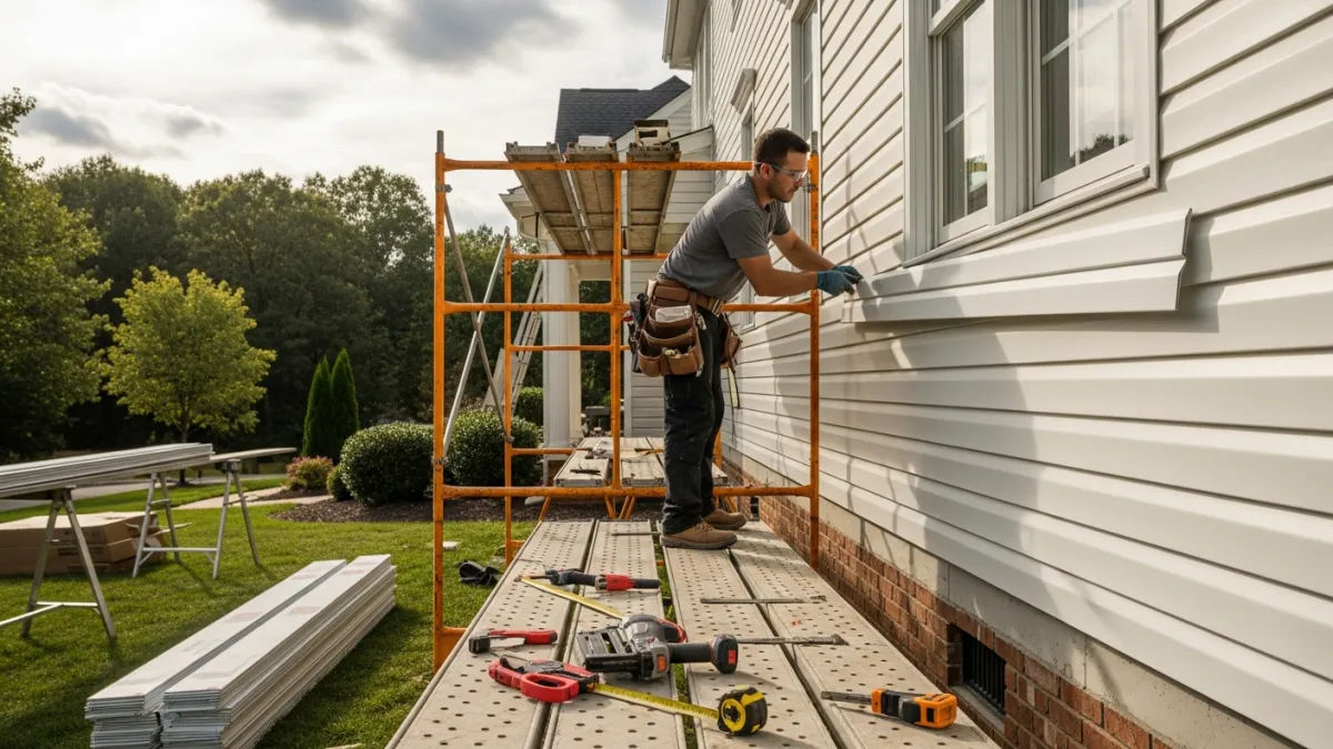 Siding contractor services in Woodbridge VA